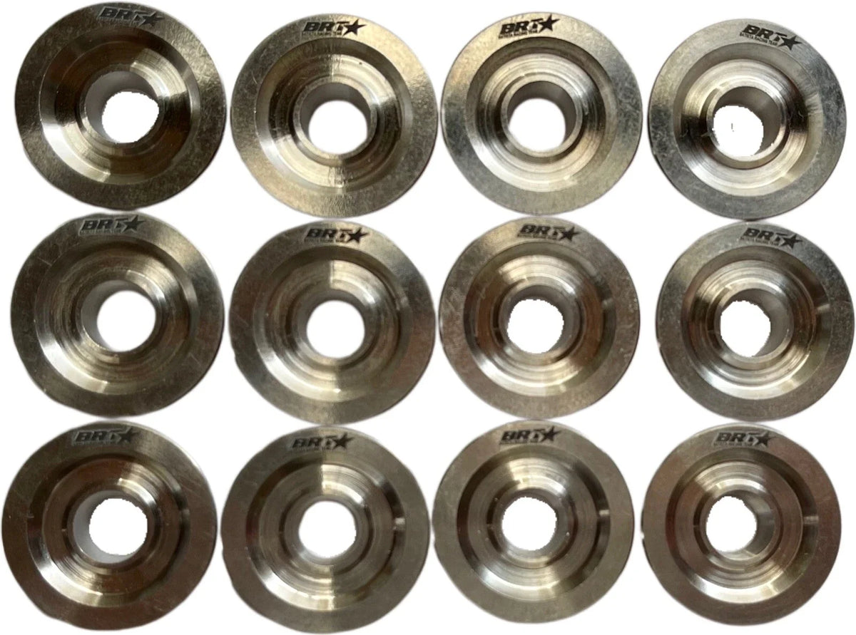 Set of 4 Titanium Retainers for Sea-Doo RXP RXT GTX GTR 4TEC (Fits: 215)