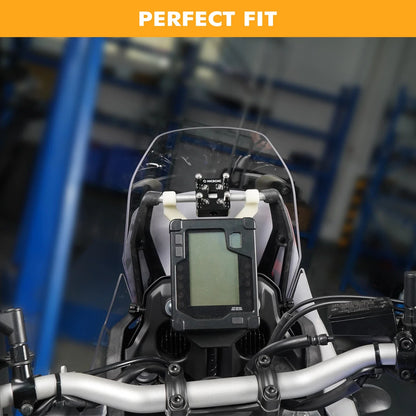 CNC GPS Holder Bar Clamp for Yamaha Tenere 700 (2019–2023)