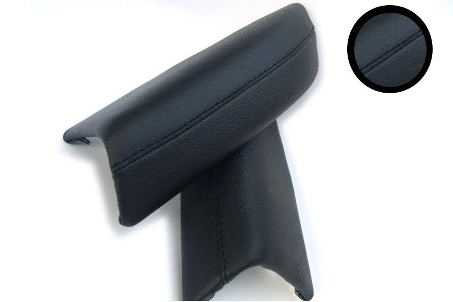 Door Armrest Panel Cover for Acura TLX (2015–2020) Black PVC Leather