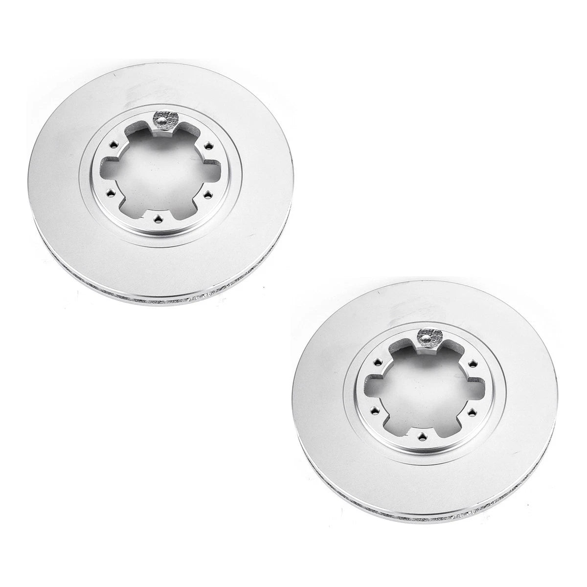 Set of 2 Powerstop Brake Discs Front for Nissan Pathfinder (1997–2004)