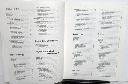 Service Manual Supplement for Kawasaki KX60 KX80 KX100 (1988)