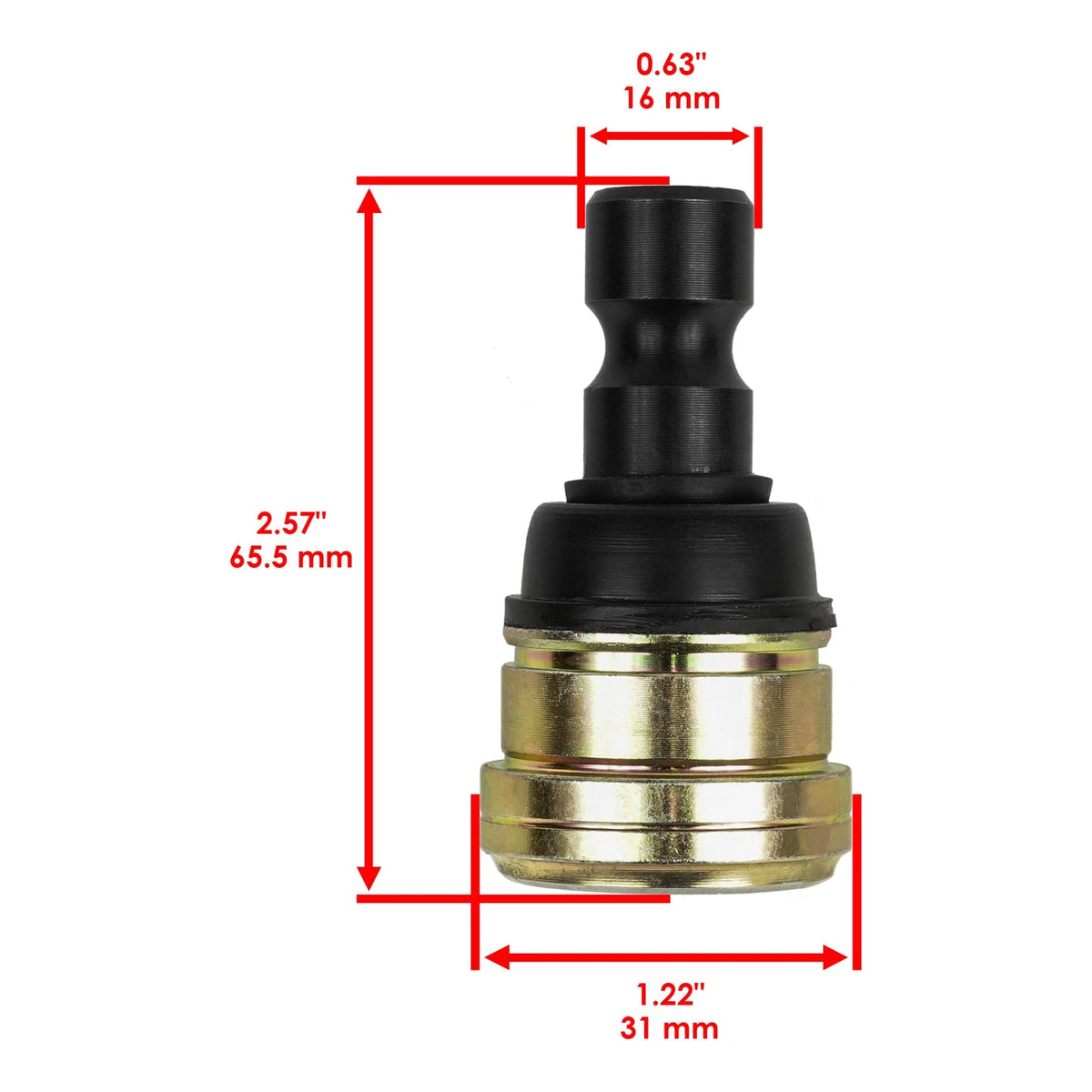 2 Upper or Lower Ball Joint for Polaris RZR 4 800 (2011) HI1460BJ110JU