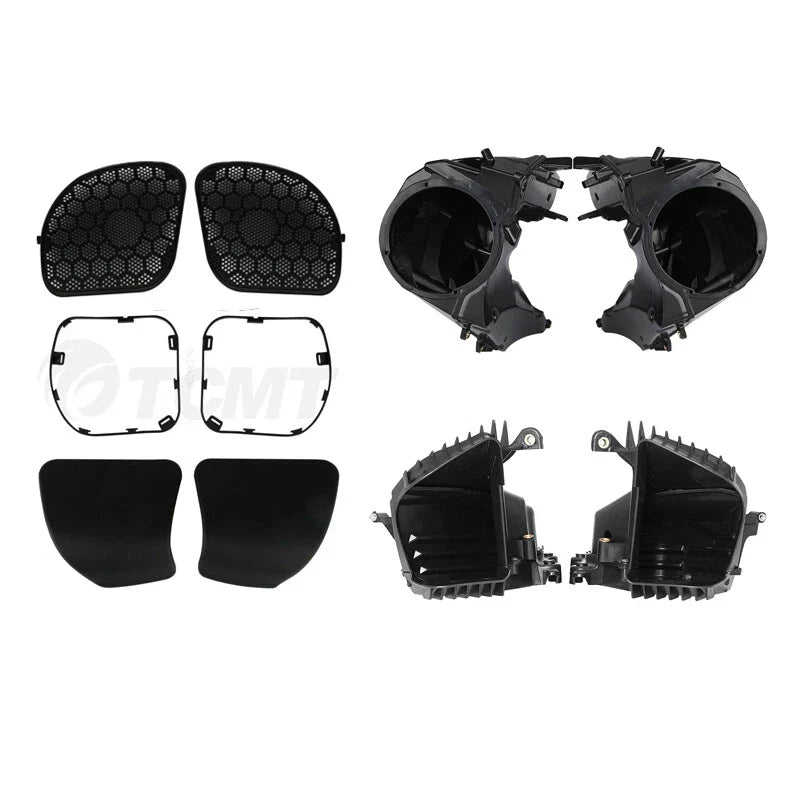 Fairing Storage Glove Box Door Speaker Grilles for Harley Touring FLTR (2015–2023)
