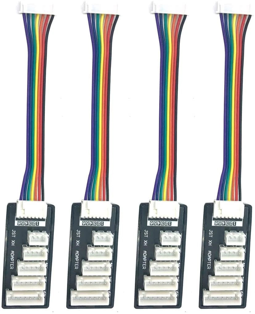 4X JST-XH Balance Board 2S-6S for Lipo Battery (60x25x15mm)