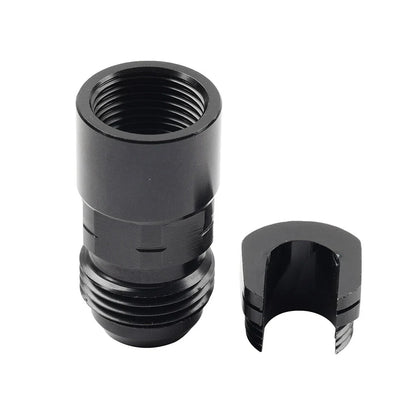 8AN Male to 3/8" Quick Disconnect EFI Fuel Rail Adapter for GM LS (2001-2023)