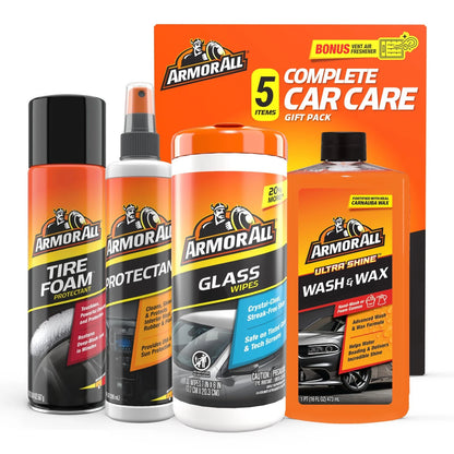 4-Piece Complete Car Care Kit for Universal Use (Multicolor)