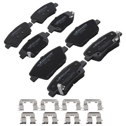 8pcs Ceramic Brake Pads Set for Kia Optima (2011–2016) D1444 D1445