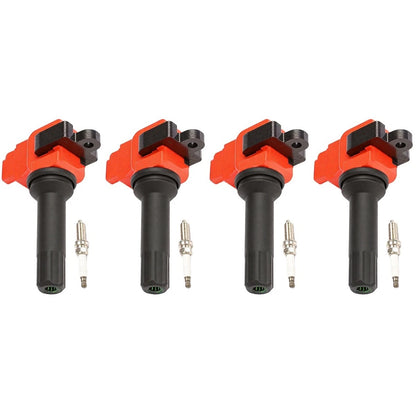 Ignition Coil and Spark Plug Kit for Subaru Impreza Forester (2011–2012) 18101002, 22433AA630, UF664