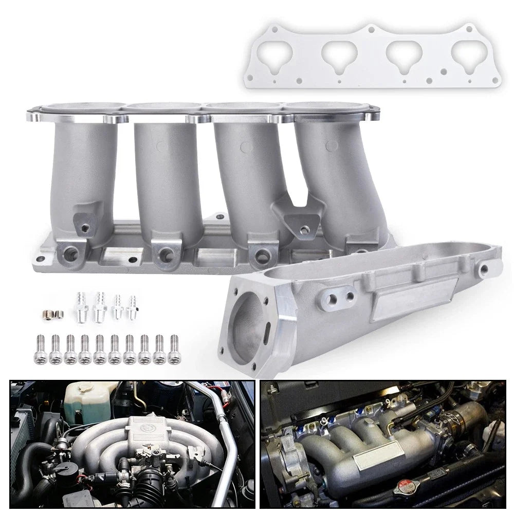 Intake Manifold for Honda K-Series K20A K20A2 K20Z1 K24A1 (2002–2011) Silver