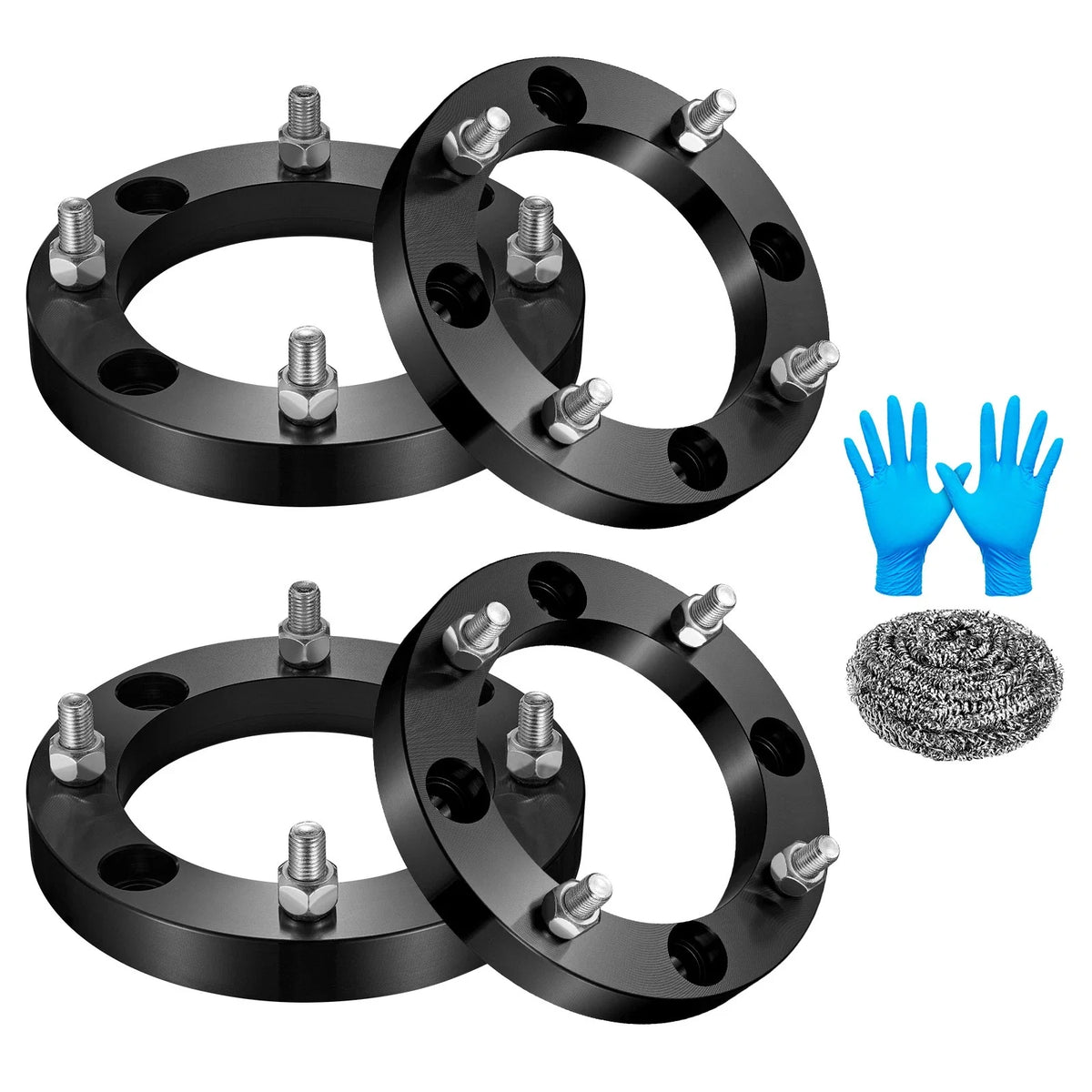 Set of 4 Wheel Spacers 1'' 4x156 12x1.5 for Polaris Ranger RZR XP 900 1000