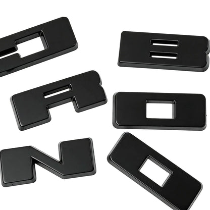 6Pcs ABS Tailgate Overlays for Bronco Sport (2021–2026) Matte Black