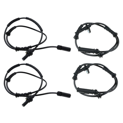 ABS Speed Sensors Set of 4 for BMW 650 6 Series (2012–2018) 18068382, 34526853859