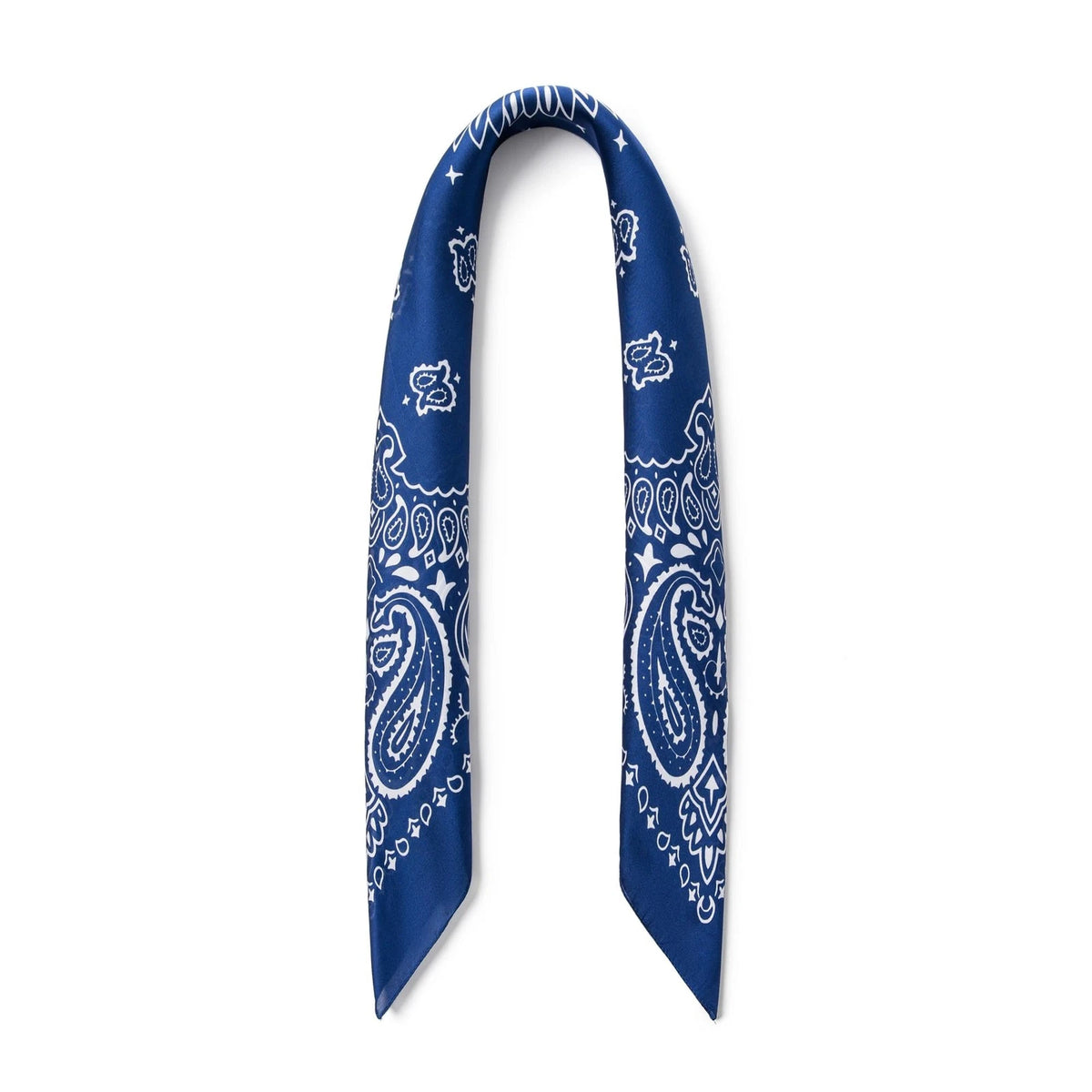 Silk Feel Luxury Satin Square Scarf for Men - Vintage Design