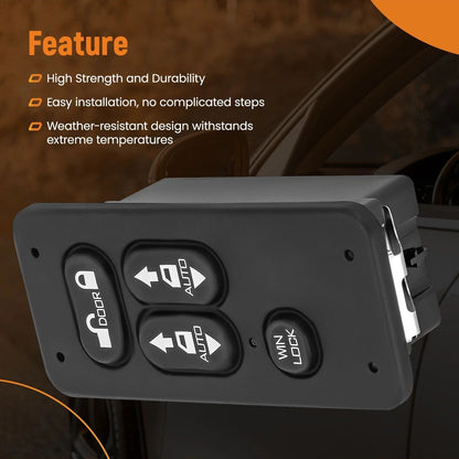 Left Driver Front Door Window Switch for International 4300 4300LP 4400 8500 CXT