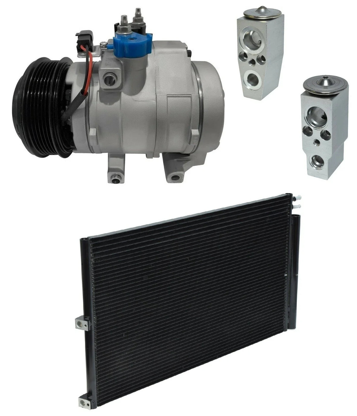 AC Compressor Kit With Condenser Replacement for Lincoln Navigator (2010–2014)