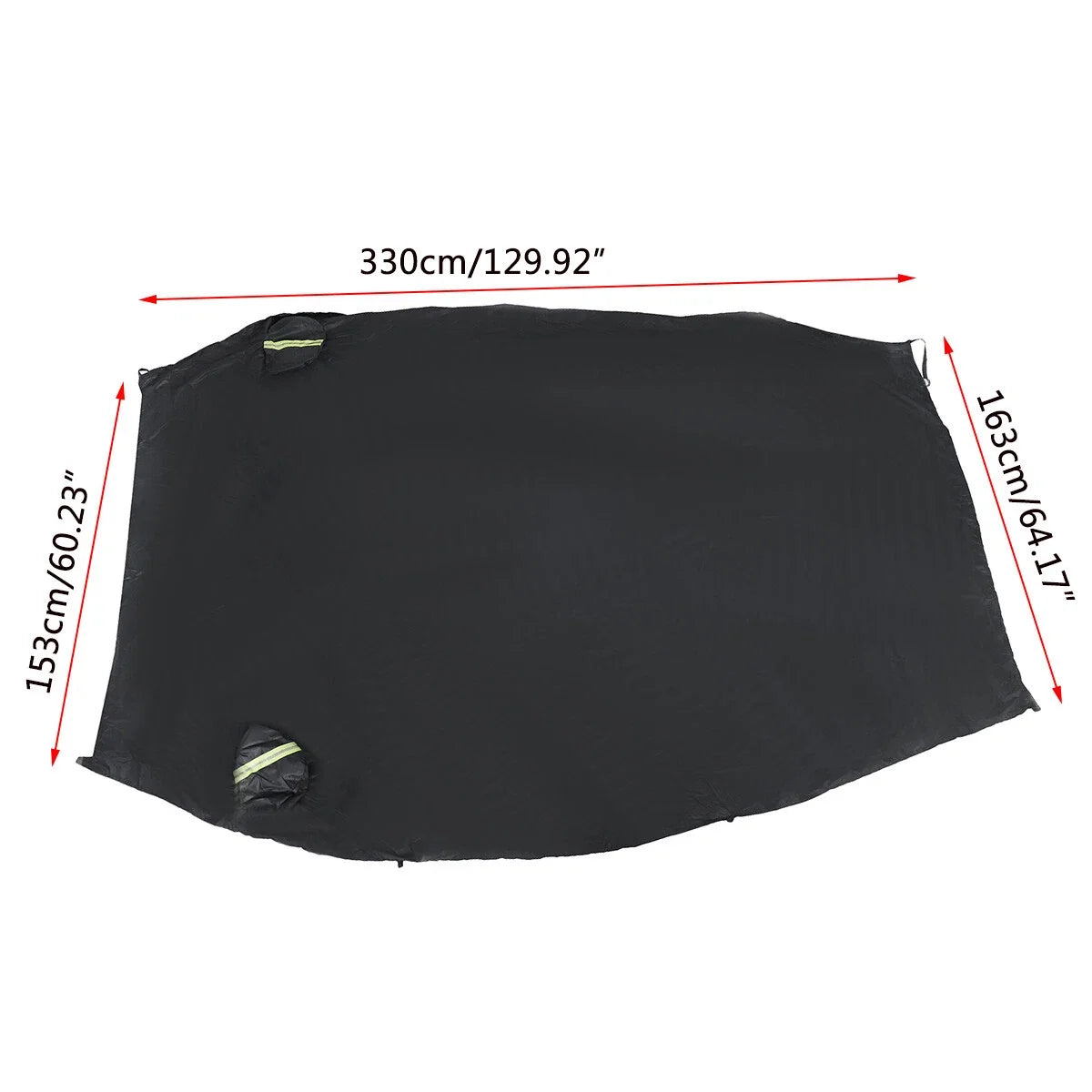 Car Half Body Cover for All Vehicles (190T, Outdoor, Waterproof, UV Protection)