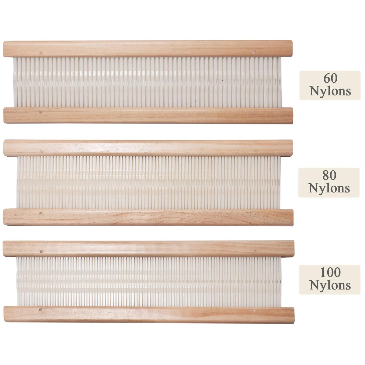 3Pcs Heddle Shed Stick for Weaving Loom Kit (16 Inches)