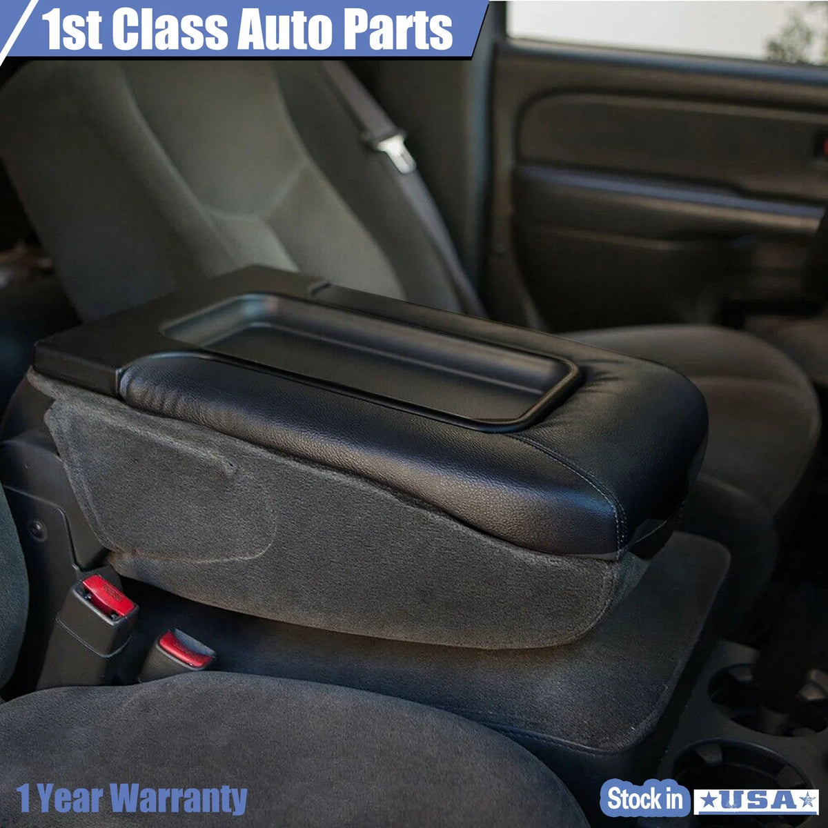 Center Console Lid Kit for Cadillac Escalade, Chevy Tahoe, GMC Yukon (2001–2007)