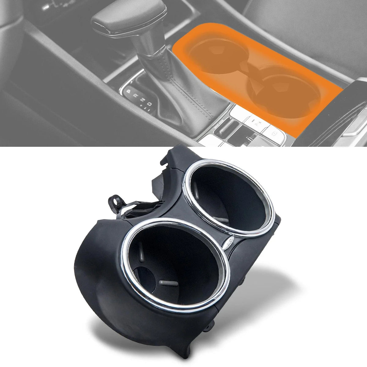 Dual Cup Drink Holder for Benz CLS C219 (2006–2011) A2196800414, 21968004148K67