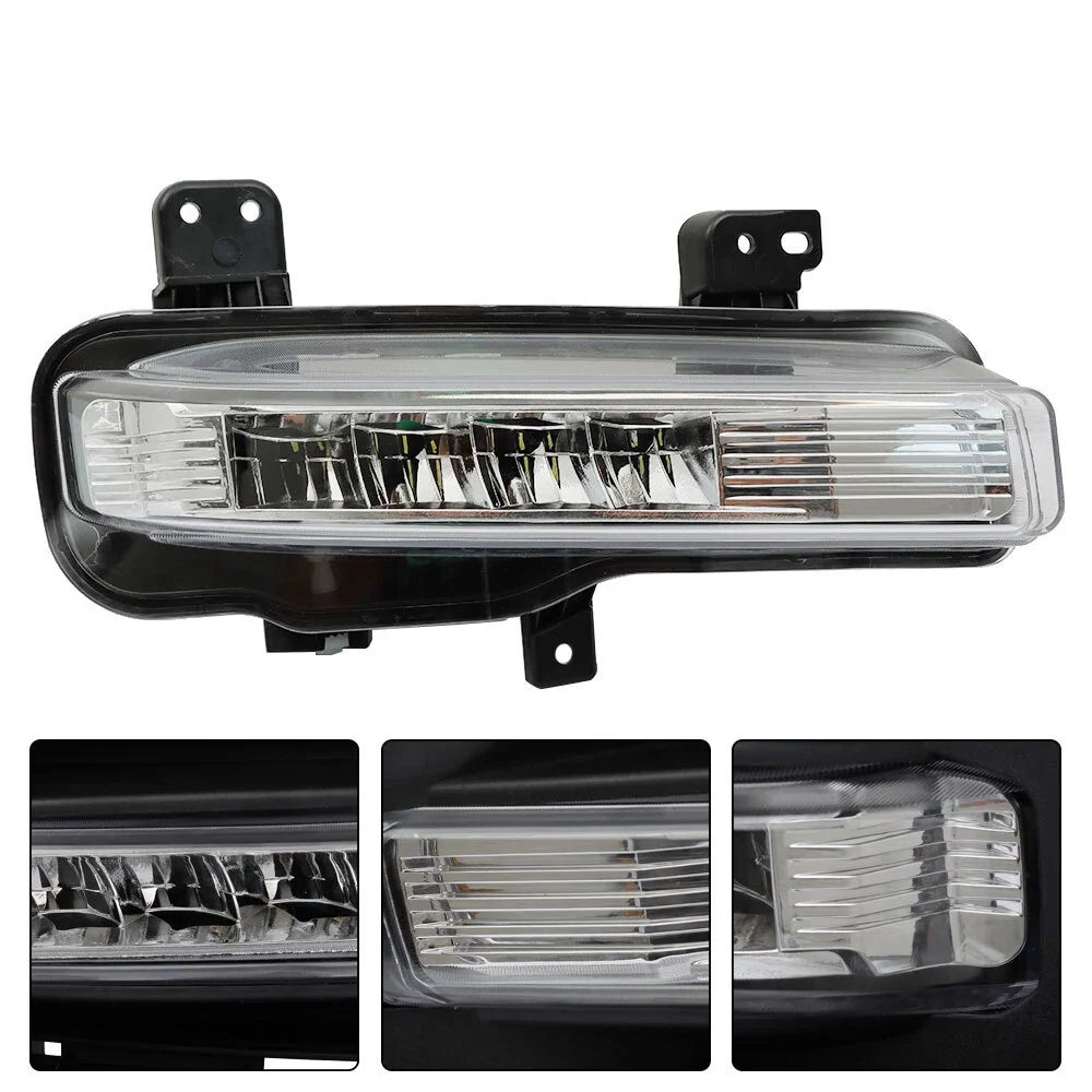 Set of 2 LED Fog Light Trim Covers for Ford Explorer (2020–2021)