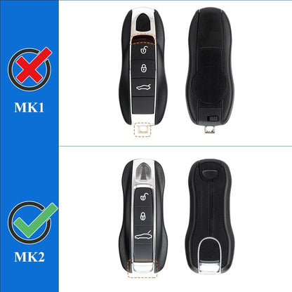 3-Piece Key Fob Shell Replacement for Porsche - Painted White