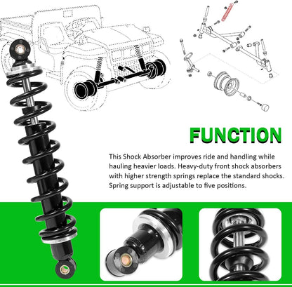 Front Suspension Shock Absorber Kit for John Deere Gator TX TH TS