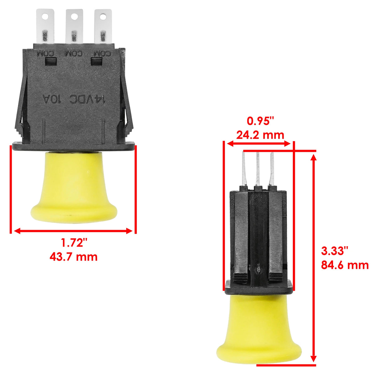PTO Switch for MTD Craftsman ZS6500 Z6000 Z6400 Z6600 Z6700 (SW302 - LAR)