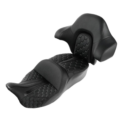 Driver Passenger Seat Backrest for Harley Touring Street Road Glide (2014–2023)