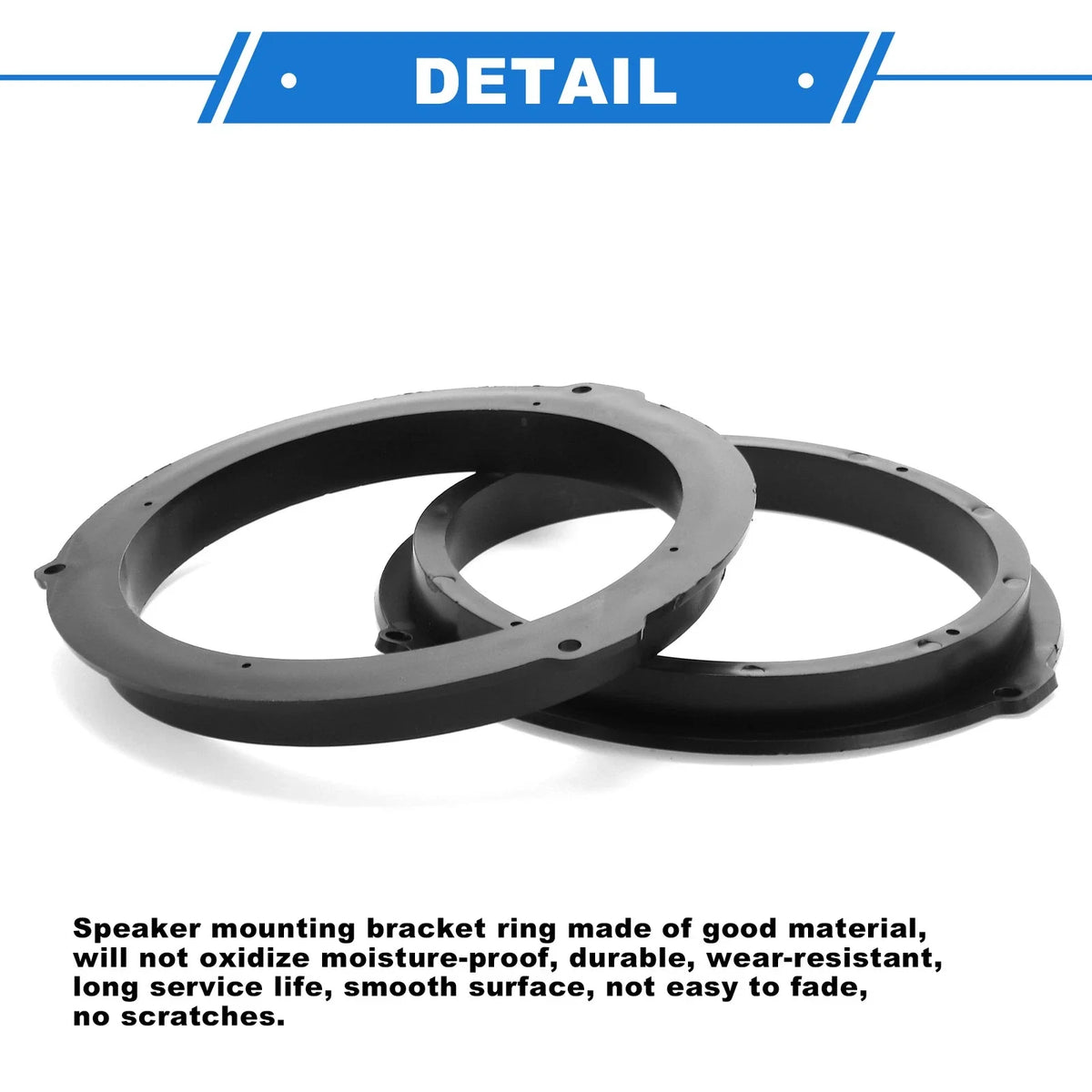 2X Speaker Spacer Ring for Ford Fiesta (6.5")
