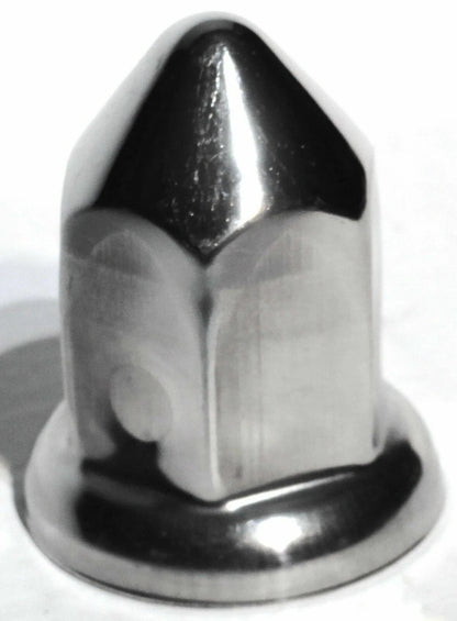 Set of 40 Lug Nut Covers 33mm Round Pointed Stainless UP#10083
