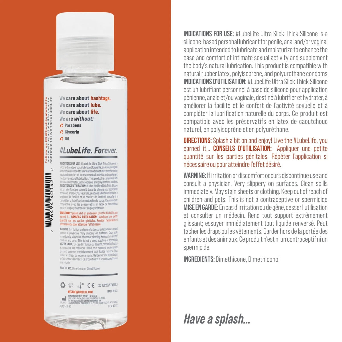 Lubelife Ultra Slick Silicone-Based Lubricant for Automotive Use (4 Fl Oz)