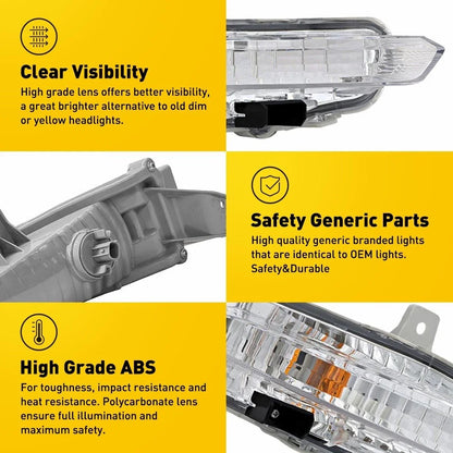 2X Halogen Turn Signal Lights for Honda Pilot (2019–2022) EXV