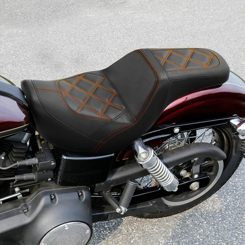 Driver Passenger Seat for Harley Dyna Street Fat Bob Low Rider (2006–2017)