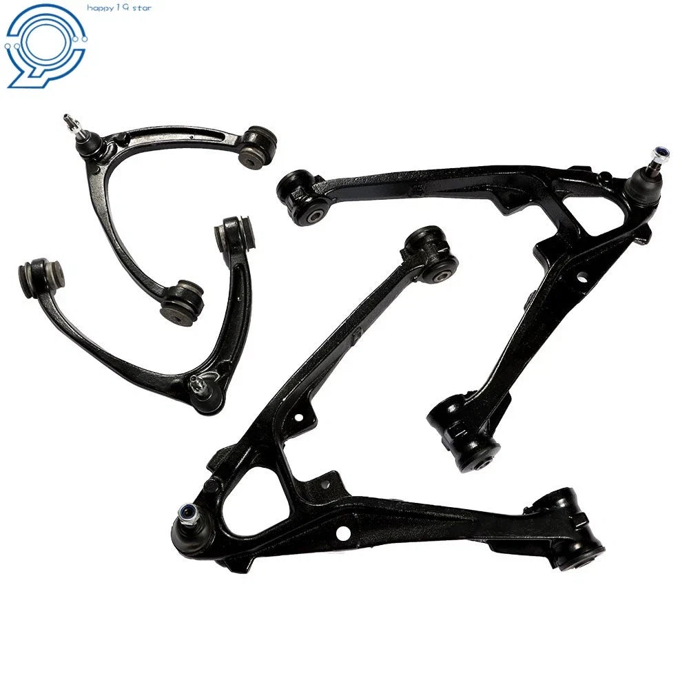 Set of 4 Front Upper Lower Control Arms for GMC Yukon XL 1500 & Cadillac Escalade (2007–2014)