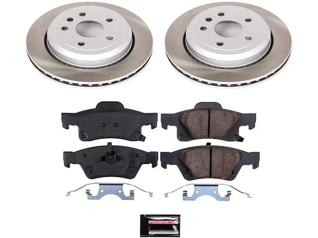 Brake Pad and Rotor Kit for Jeep Grand Cherokee (2011–2021) 34298NXDX