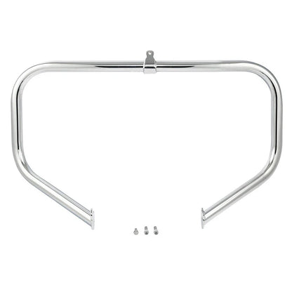 Chrome Highway Engine Guard Bar with Footpeg Pegs for Harley Road King (2009–2024)