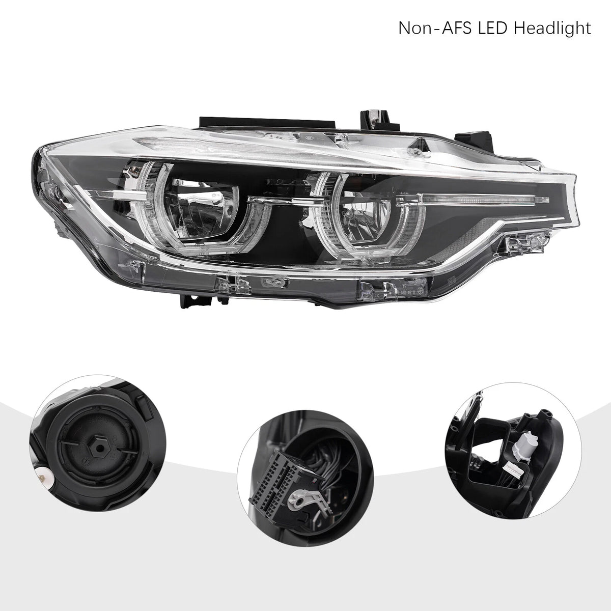 LED Right Headlight for BMW 3 Series F30 (2016–2019) 63117419630, 8738716