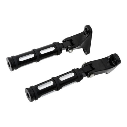 Black Passenger Footpeg for Harley Touring Street Electra Glide (1993–2025)