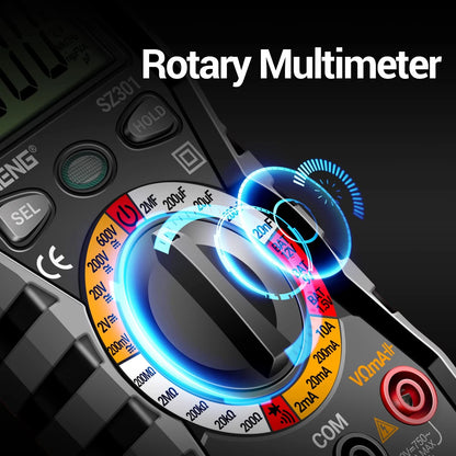 Digital Multimeter for Automotive Use (DC AC Voltmeter, Ohm Volt Amp)
