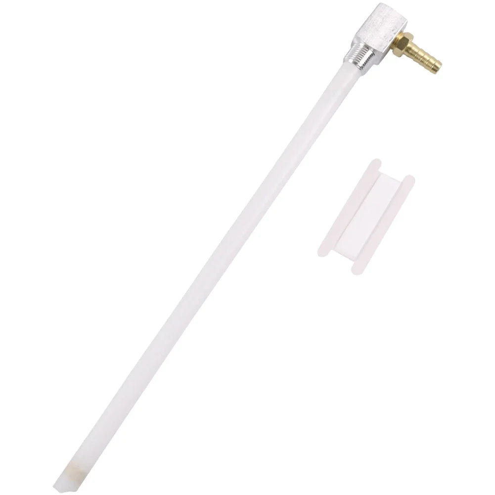 Fuel Extraction Tube for Boat (12 Inch, Brass, Filtered, Threaded Ends)