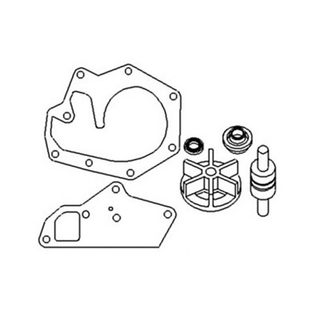 Water Pump Kit for John Deere 2855N 2755 2750 2555 2550 2355 (W/ AC)