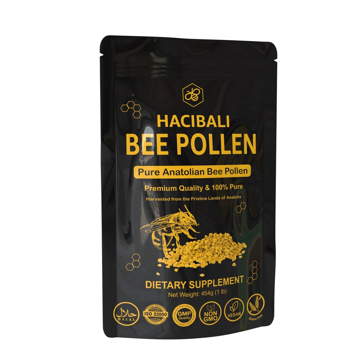 Organic Bee Pollen Granules 1 lb (454g) - Raw Natural Superfood