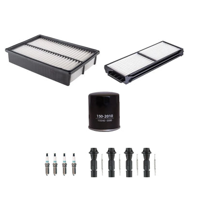 Tune Up Kit 4 Spark Plugs & Boots for Mazda 3 GS GX i 2.0L L4 (2006–2009)