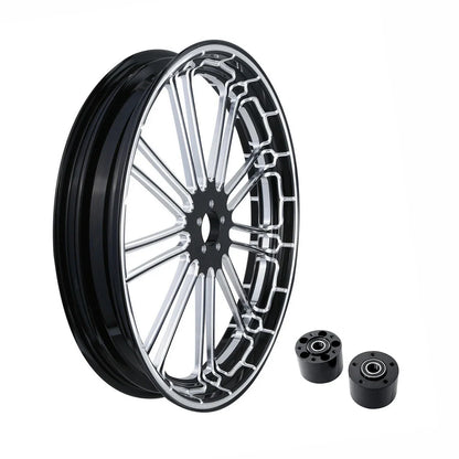 23" Front Fender & Wheel Rim Dual Disc Hub for Harley Electra Glide (2008–2023)
