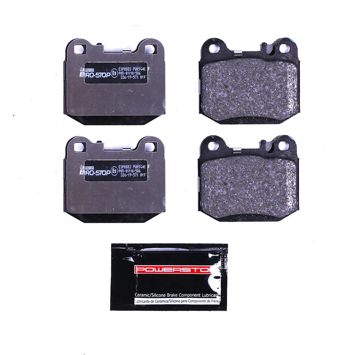 2X Powerstop Brake Pad Set Rear for Mercedes ML500 (2000–2005) ESP0883