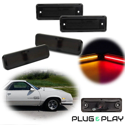 Set of 4 LED Side Marker Lights for El Camino & Caballero