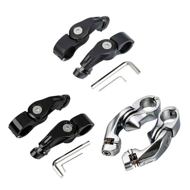 1-1/4" Short Angled Highway Footpeg Pegs for Harley Electra Glide