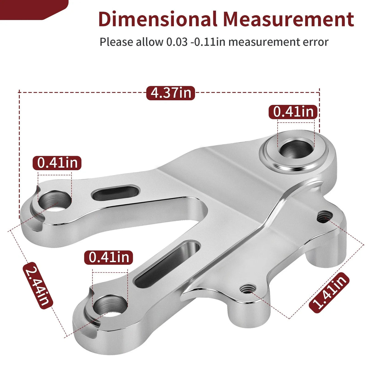 Left Foot Peg Bracket for Kawasaki Ninja ZX-6R (1998–2002), ZX-9R (1998–2003), ZZR600 (2005–2008)