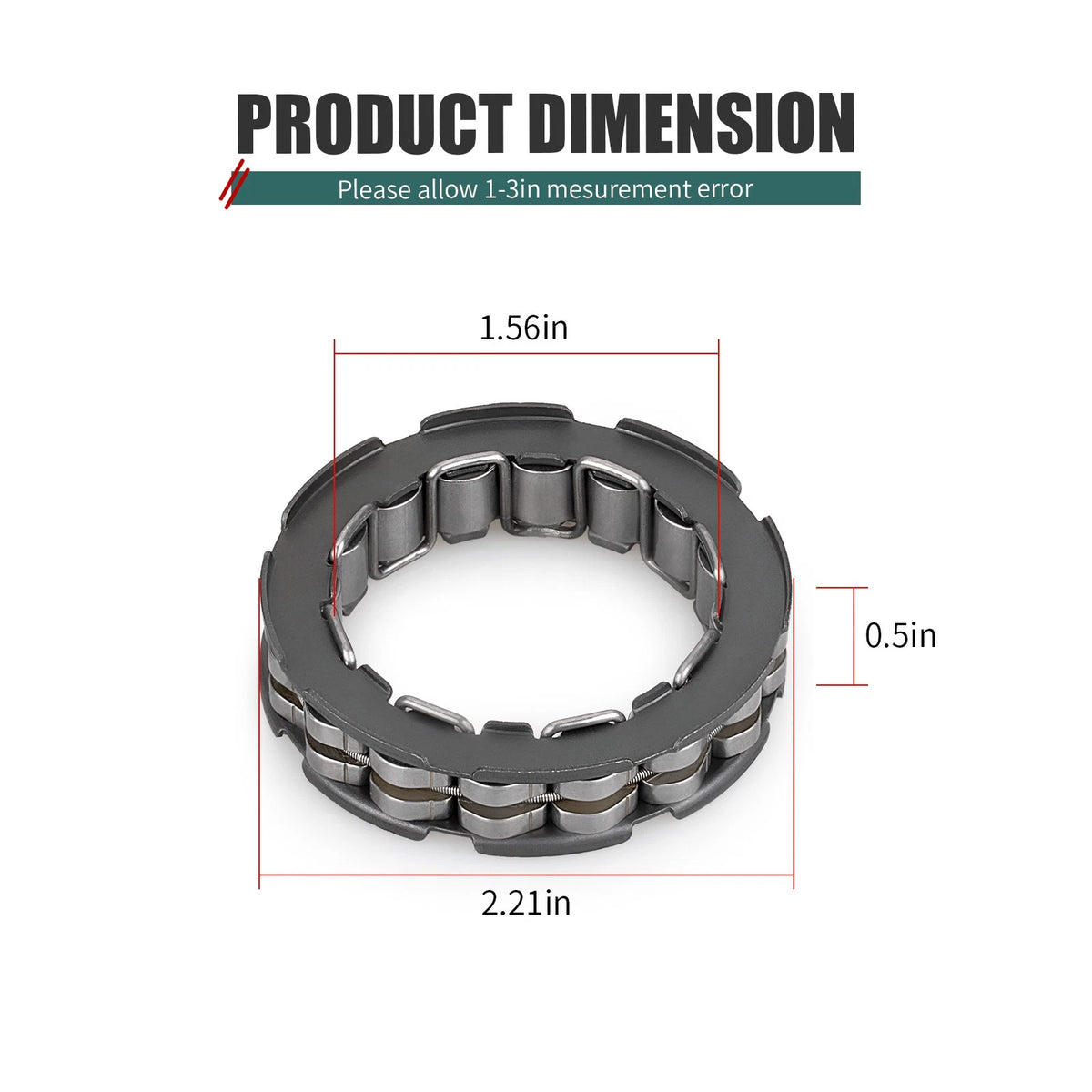 Clutch Hub One Way Bearing for Honda TRX500FPA (2009–2014) 91101-HN2-003