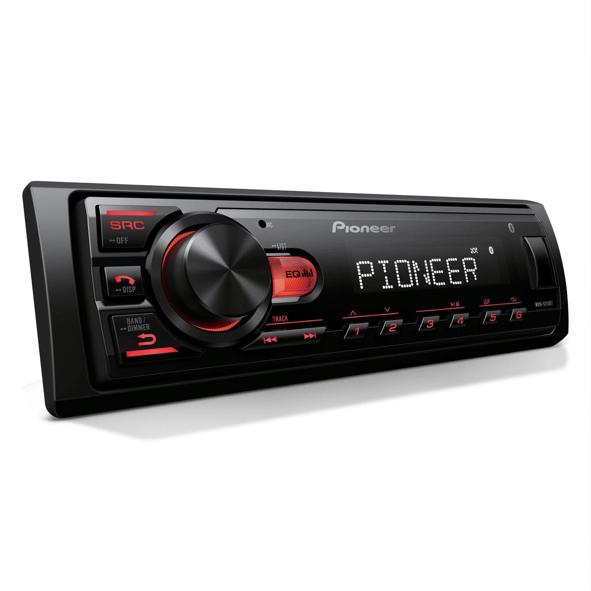 Pioneer MVH-S110BT Car Stereo for Universal Fit (1-Din, Bluetooth)